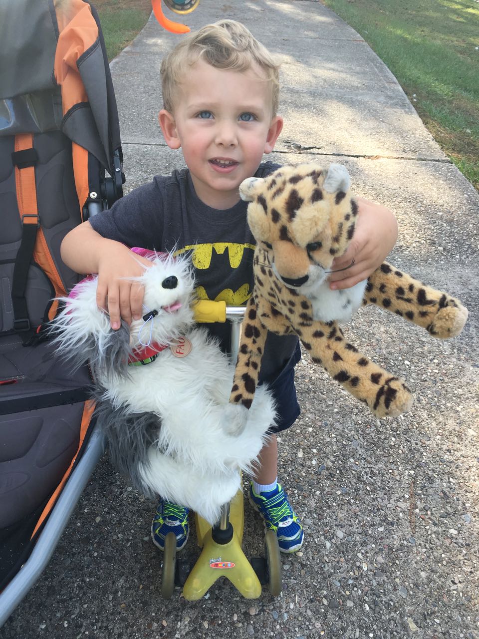 Alex Labian and his Plushies