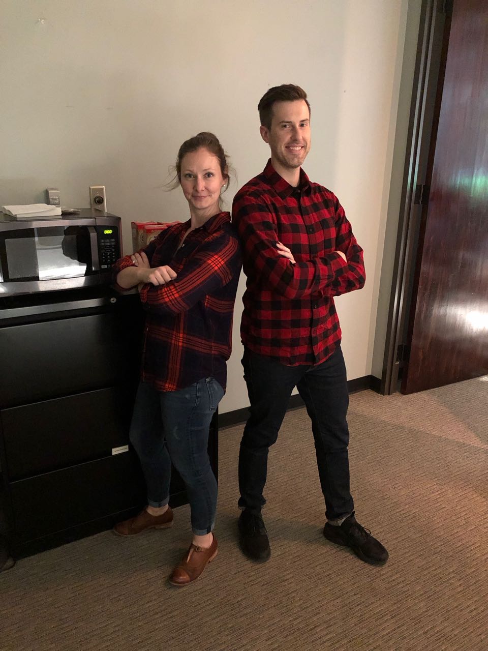 Lori Labian and Tom Langridge in Flannel
